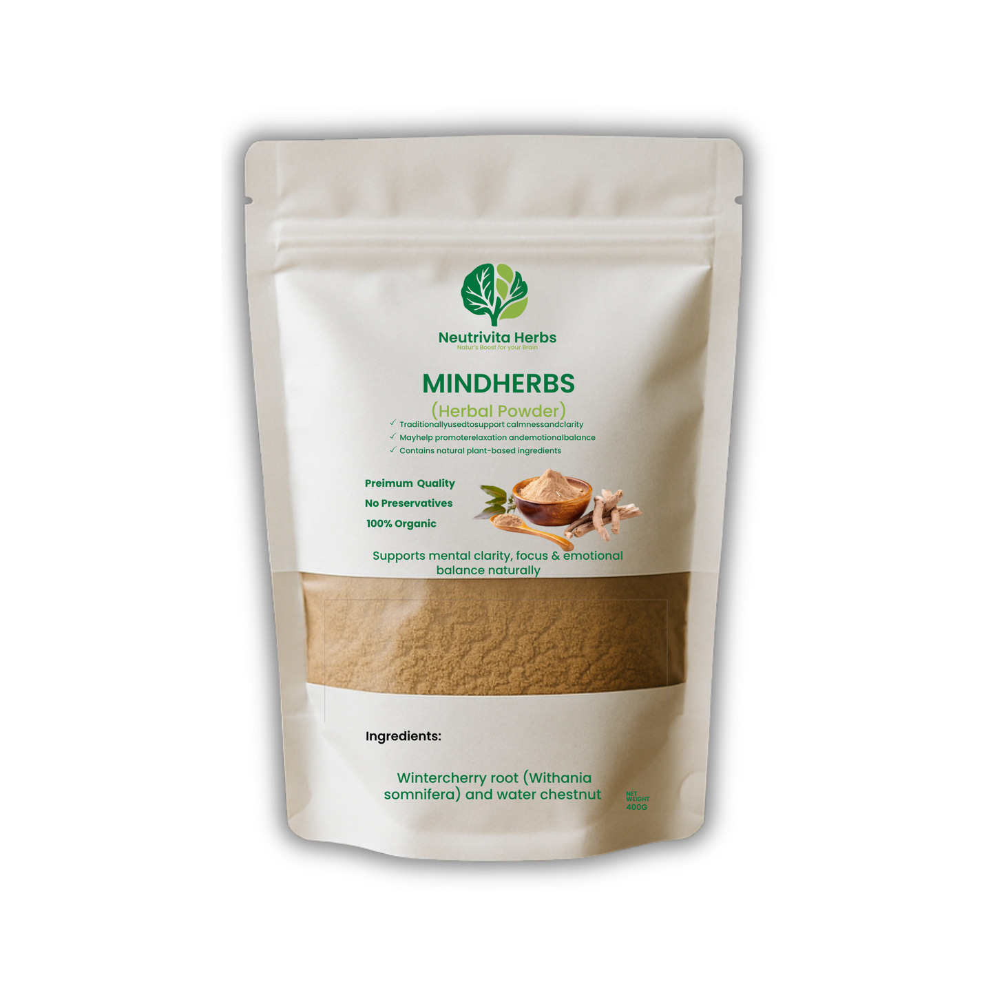 Herbal Powder for Brain & Emotional Wellness